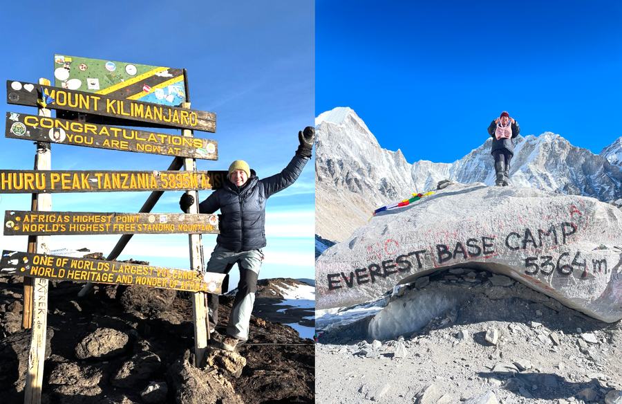 Sports bras for climbing and trekking: Tigers Eye takes on Kilimanjaro and the Everest Base Camp